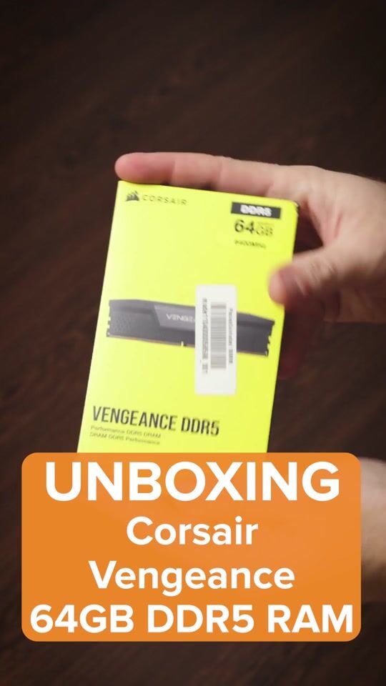 Unboxing Corsair Vengeance 64GB DDR5 RAM