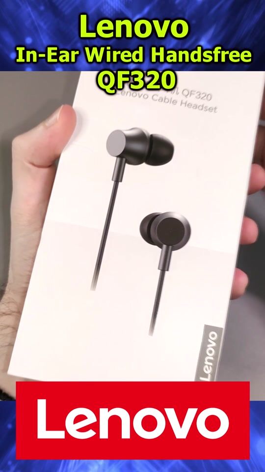 Unboxing, Testing of Lenovo QF320 Low-priced In-ear Headphones