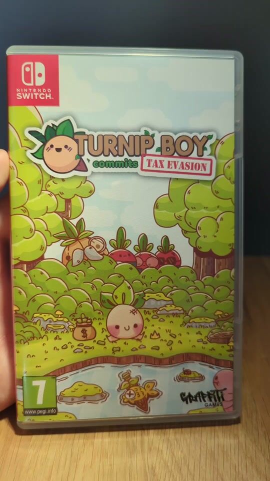 Turnip Boy Commits Tax Evasion! Πως είναι το κουτί και η κασέτα!
