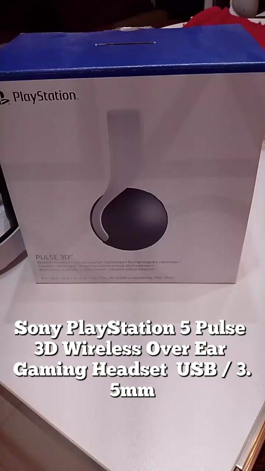 Sony PlayStation 5 Pulse 3D Wireless Over Ear Gaming Headset