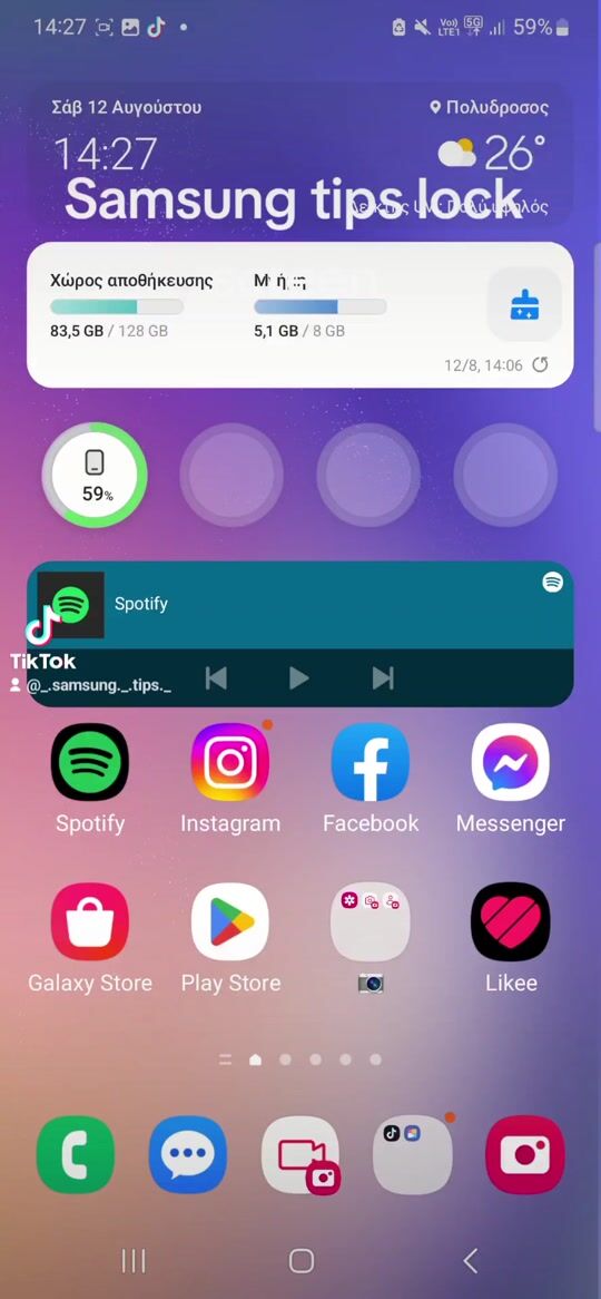 Samsung Tip for lock screen 