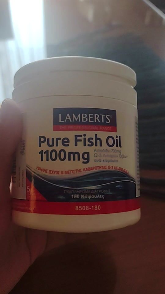 Überprüfung von Lamberts Maximum Strength Pure Fish Oil 1100mg 180 Kapseln