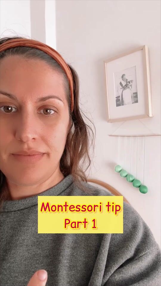 Montessori tip part 1!