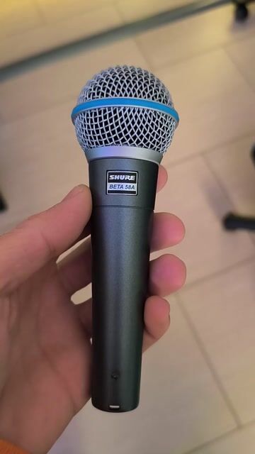 Shure Beta 58A Δυναμικό Microfon XLR De mână pentru Vocale