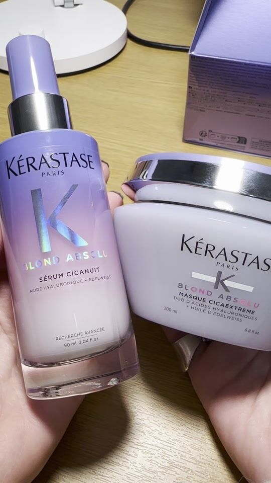 2 favorite products for dyed blonde hair