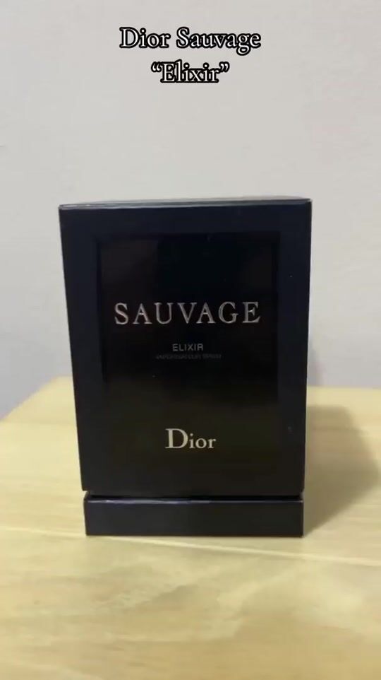 Dior Sauvage "Elixir": The King of Men's Fragrances