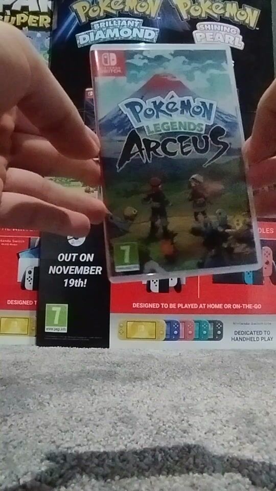 Pokemon Legends Arceus / Unboxing / Nintendo Switch Spiele