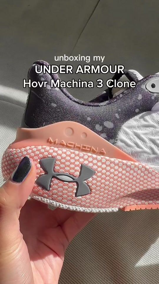 Under Armour ❤️ HOVR MACHINA 3 CLONE - Best Running Shoes Unboxing 💎