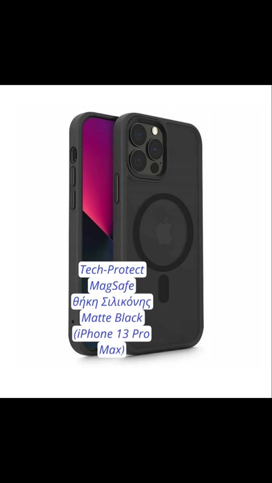 Überprüfung für Tech-Protect Magmat MagSafe Rückabdeckung Kunststoff/Silikon Matt Schwarz (iPhone 13 Pro Max)