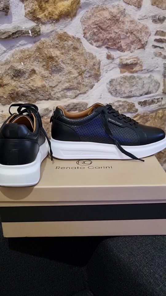 Recenzie pentru Sneakers negri pentru bărbați Renato Garini Renato