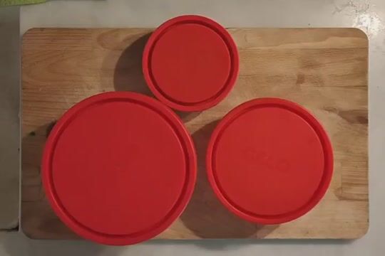 Review for Bormioli Rocco Gelo Glass Food Container Red 3pcs