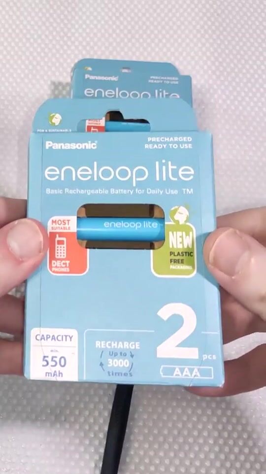 Panasonic Eneloop Lite Rechargeable Batteries - Capacity Measurement