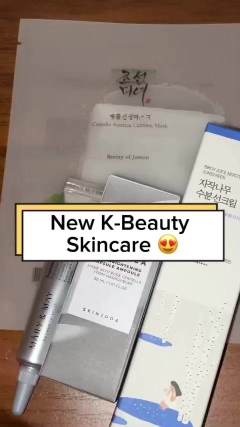New K-Beauty skincare products ? (Beauty of Joseon, Round Lab etc.)