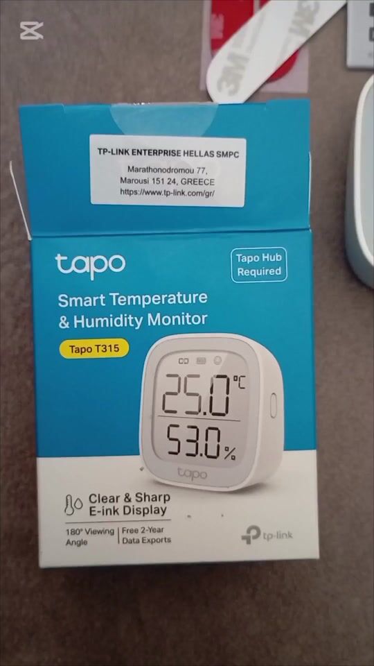 Review for TP-LINK Tapo T315 Outdoor Table Thermometer