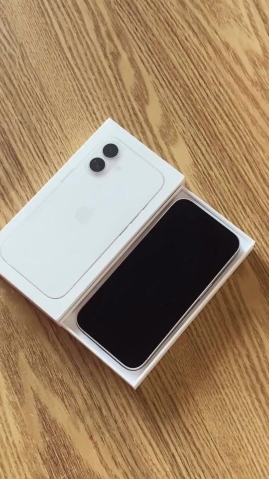Unboxing iPhone 16 white📱 