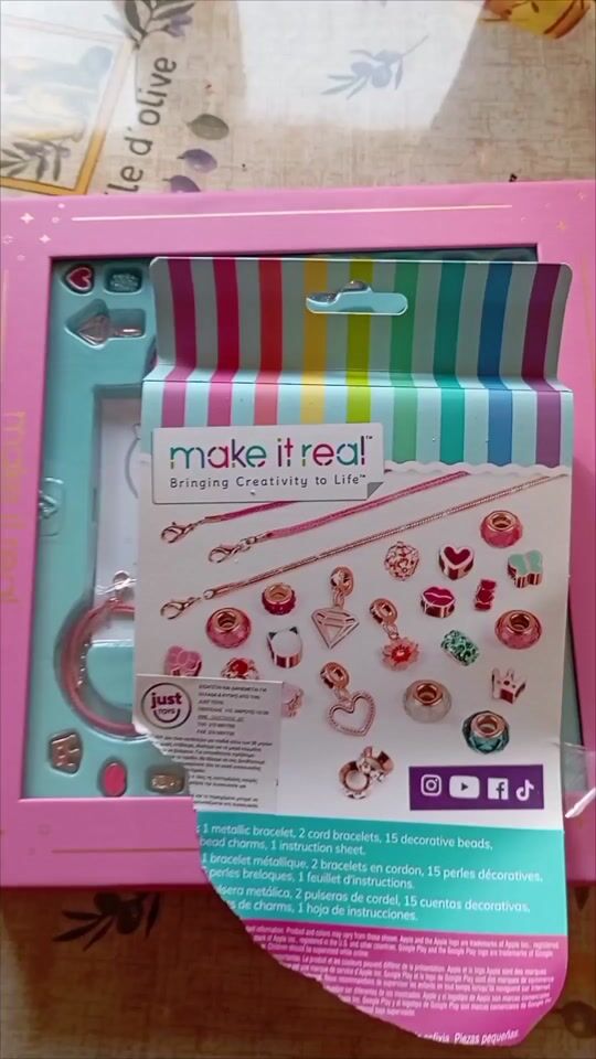 Review for Make It Real Halo Charms Bracelets Think Pink for Kids 8+ Years