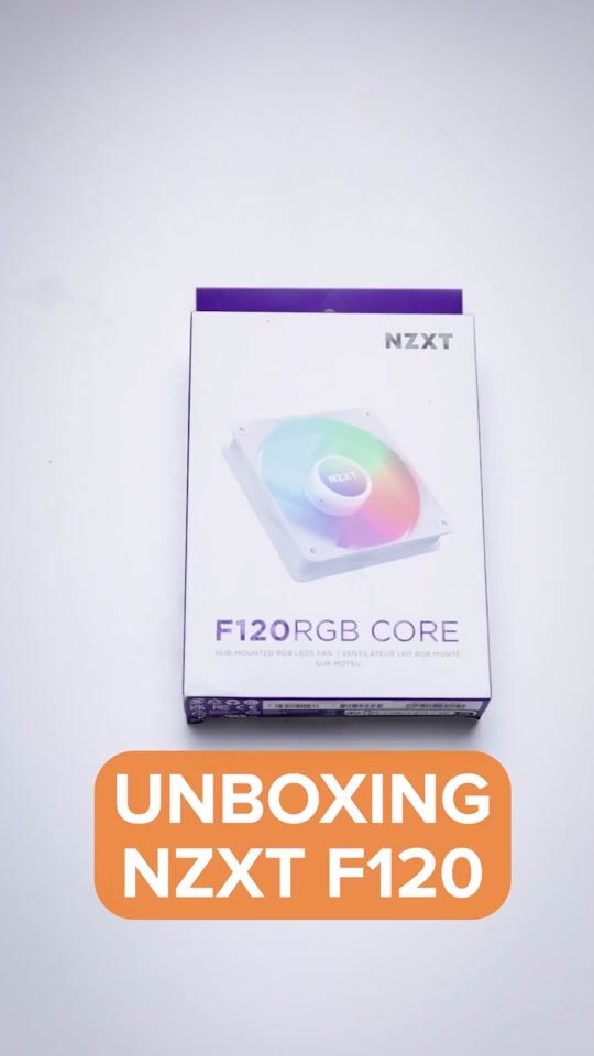 Unboxing NZXT F120