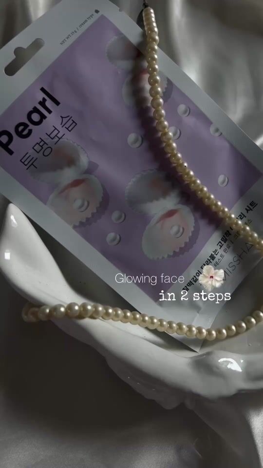 Glowing face with just 2 products! ✨🤍