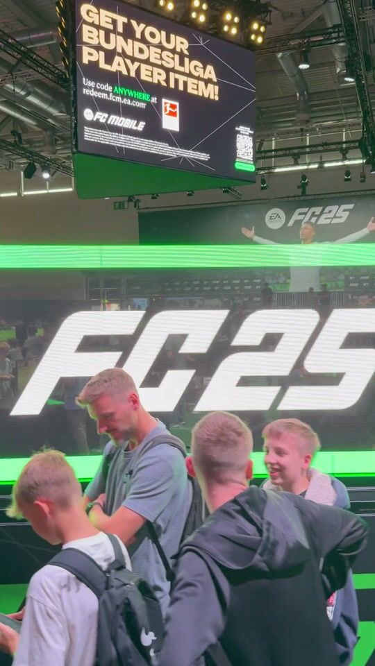 Gamescom 2024: The booth of EA Sports FC 25