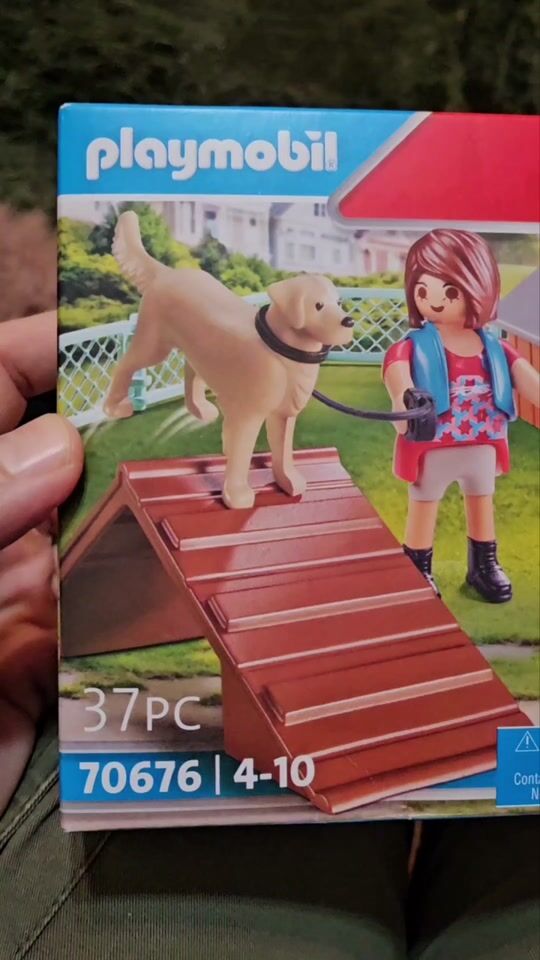 Antrenor de câini Playmobil City Life pentru copii de 4-10 ani