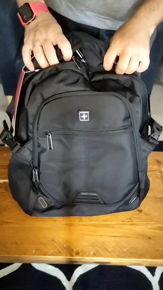 Bewertung für den Suissewin SN9510 Herrenstoff-Rucksack wasserdicht Schwarz 28lt