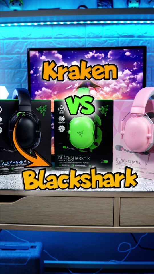 Diverse Blackshark V2 și Kraken X Lite