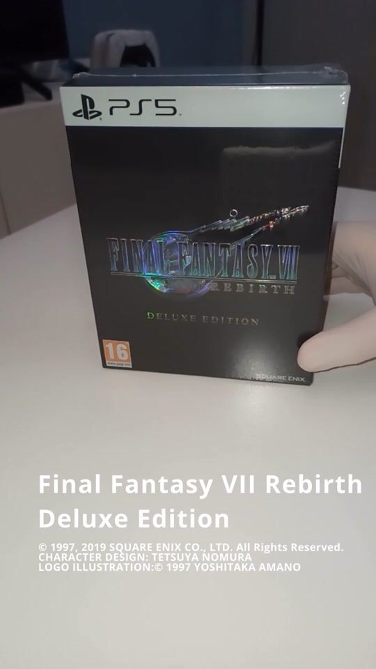 Final Fantasy VII Rebirth Deluxe Edition Unboxing