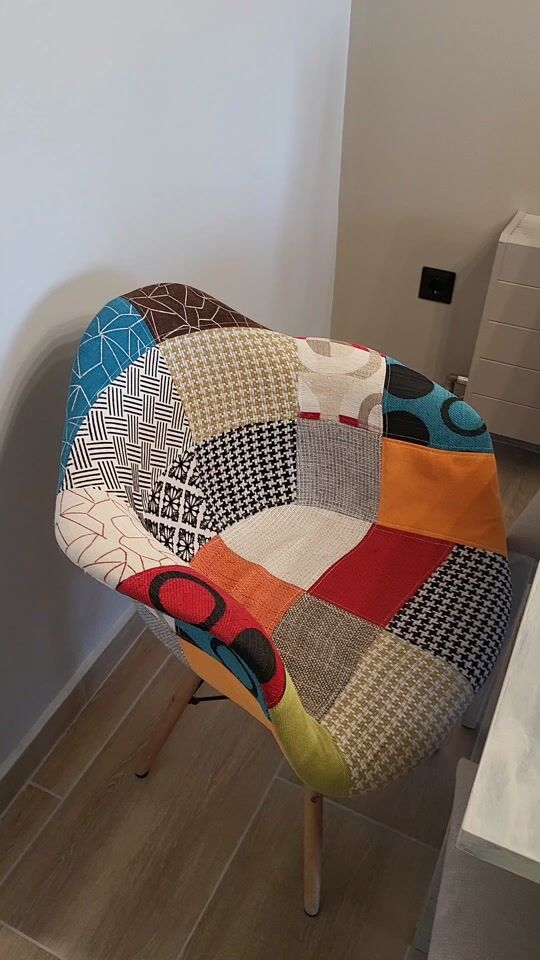 Review for Gosling Dining Chair with Fabric Upholstery Colorful 62x59x82cm.