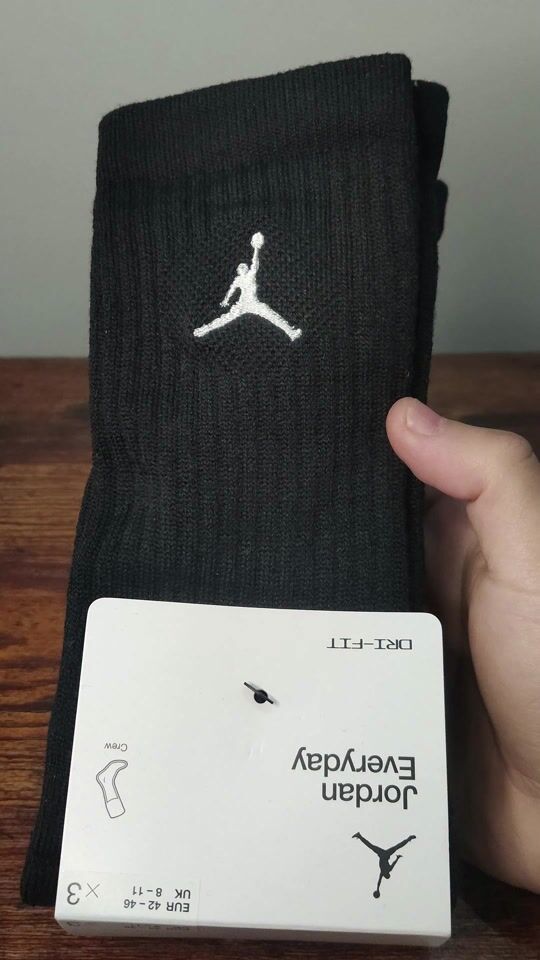 Jordan socks with Dri-Fit technology to wear every day!