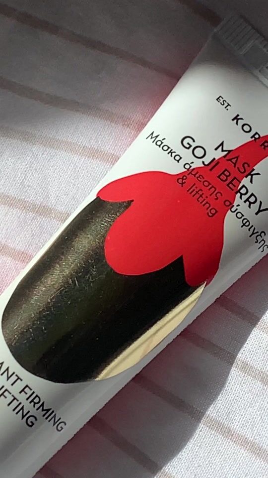 Korres Goji Berry: Masca instantă de întărire