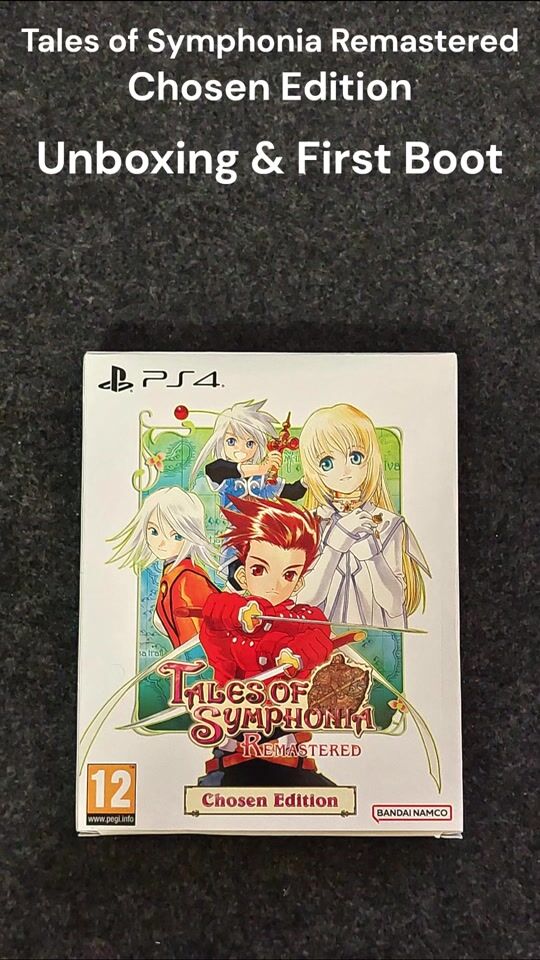 Unboxing & First Boot: Tales Of Symphonia Remastered Chosen Edition