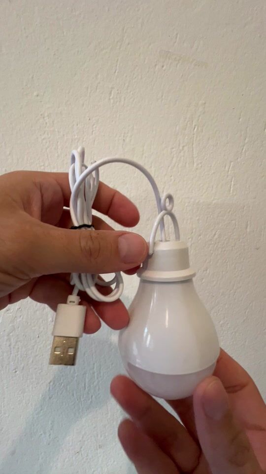 USB Lamp, 1m cable! Ideal for lighting in outdoor spaces!