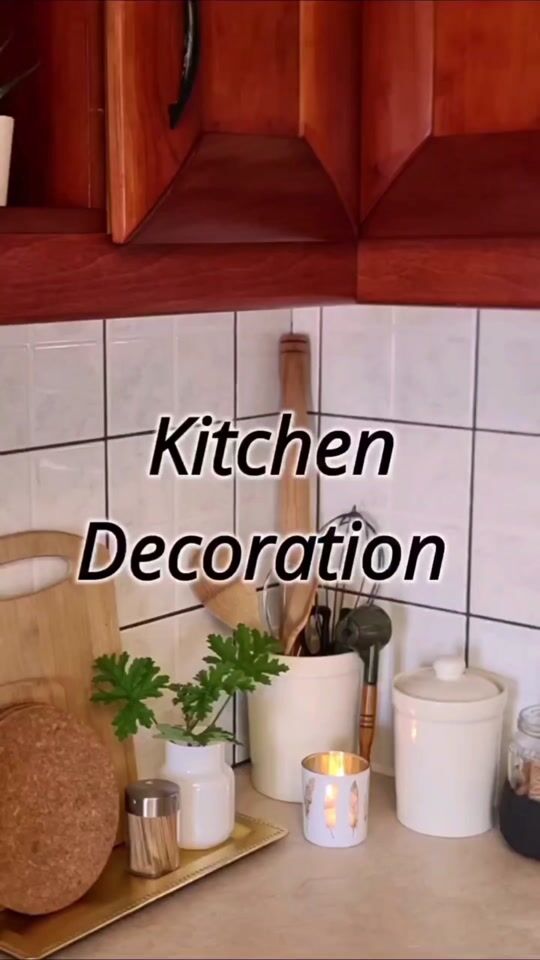 Wie man eine Ecke Ihrer Küche dekoriert!