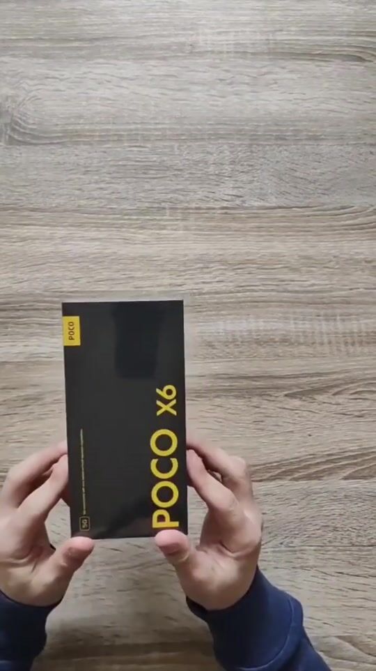 Xiaomi Poco X6 unboxing Affordable device for all tasks