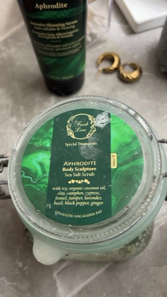 Fresh Line Aphrodite Sea Salt Scrub Cellulite Scrub for 500ml