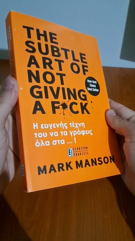 Review for The Subtle Art Of Not Giving A F*ck, The Noble Art of Writing Everything in...!