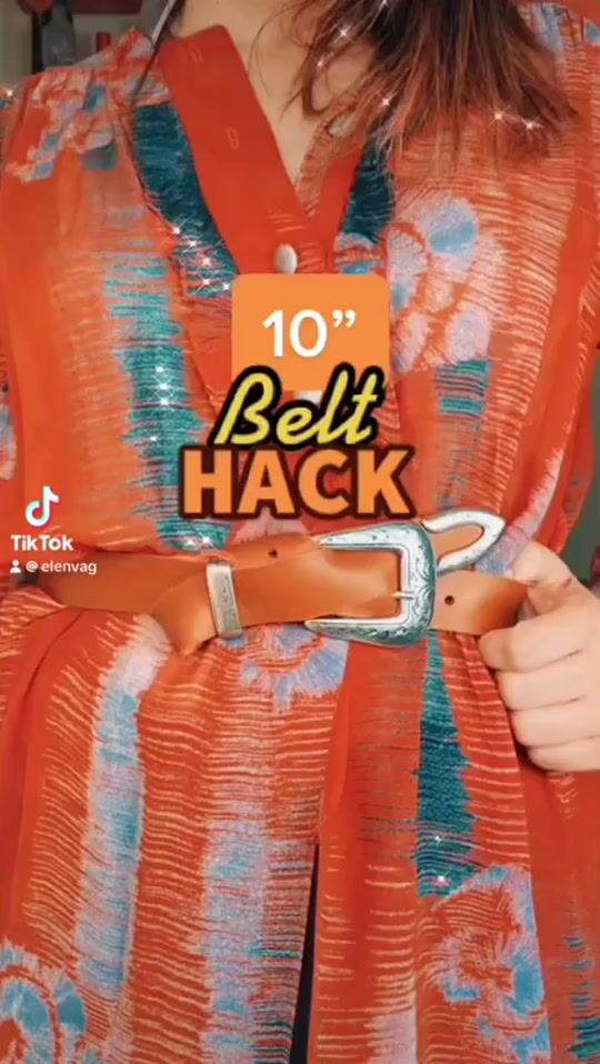 The most perfect and quick hack to wear your belt