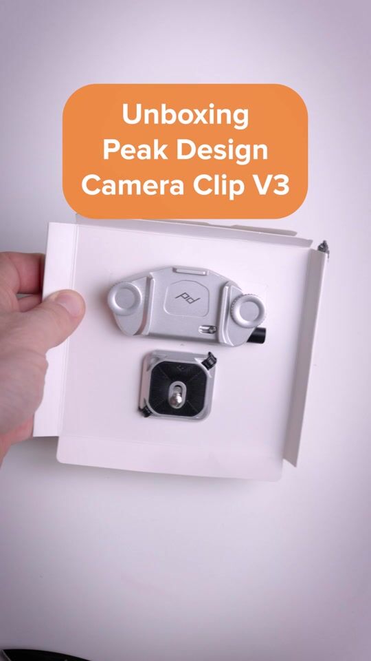 Auspacken des Peak Design Capture Camera Clip V3