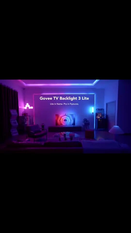 Αναβαθμίζουμε την εμπειρία της τηλεόρασης με τον φωτισμό της Govee!