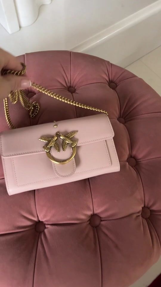 Favorite pink color in a Pinko bag ??