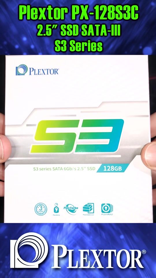 Plextor 2.5" Solid State Drive mit Aluminiumgehäuse