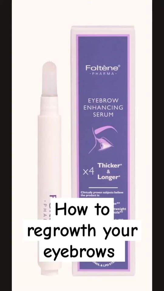 How to thicken your eyebrows!
