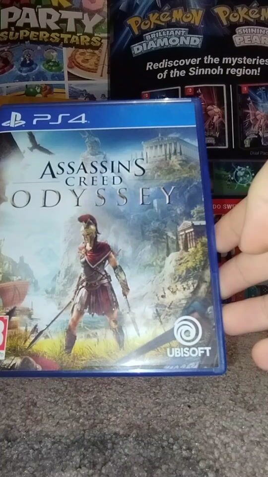 Assassin's Creed Odyssey PS4 Spiel auspacken