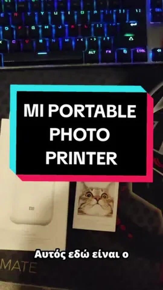 Capture all your moments with the mi portable photo printer!