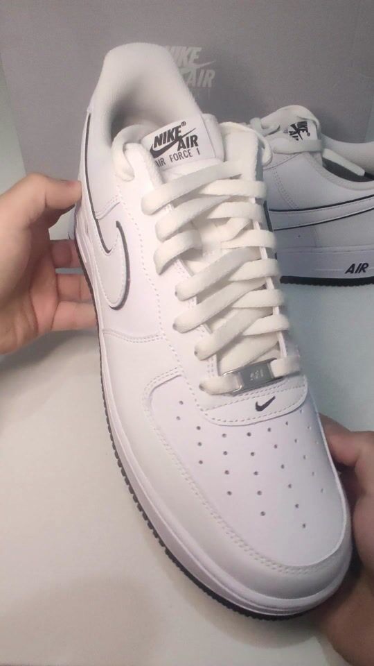 Nike Air Force 1 '07 with black logo detail!