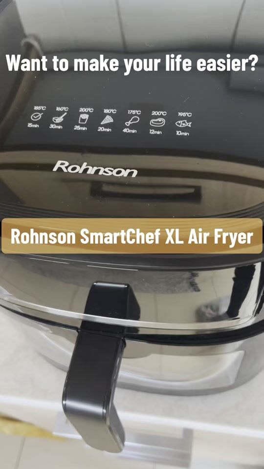 Rohnson Smart Chef XL Air Fryer is here to make your life easier!