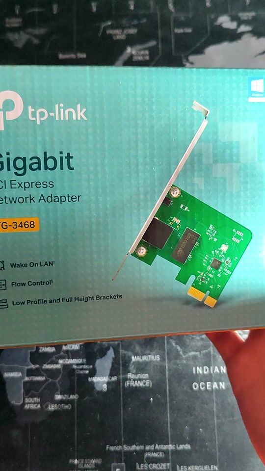 Recenzie pentru placa de rețea cu fir TP-LINK v3 Gigabit (1Gbps) Ethernet PCI-e