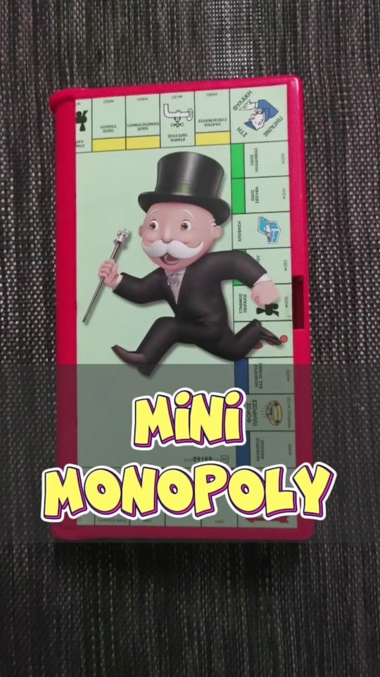 Spaß überall mit Monopoly, das in deine Tasche passt