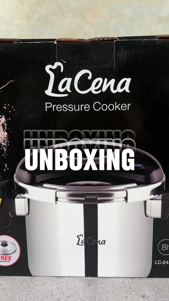 Unboxing | La Cena 8L Pressure Cooker Compatible with All Hobs