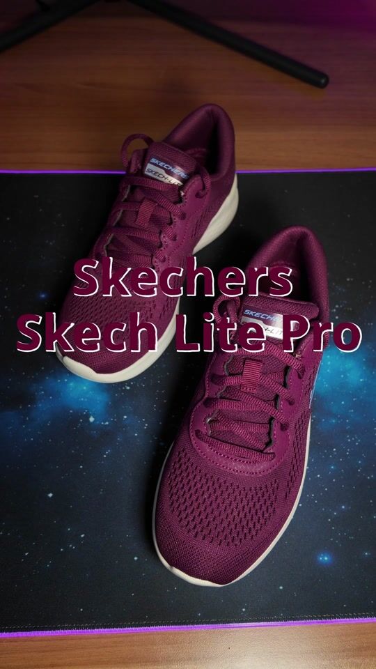 Tenisi confortabili pentru uz zilnic - Skechers Skech Lite Pro Bordeaux